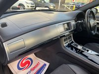 USED 2014 14 JAGUAR XF 2.2 D R-SPORT 4d 200 BHP FULL 1 YEARS MOT - PART LEATHER-ALLOYS-TURBO DIESEL - CLIMATE CONTROL- FINANCE AVAILABLE!!
