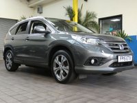 USED 2015 15 HONDA CR-V 2.2 I-DTEC EX 5d 148 BHP SAT NAV LEATHER HEATED SEATS DAB PANORAMIC SUNROOF ISOFIX REVERSING CAMERA PARKING SENSORS