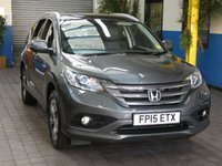 USED 2015 15 HONDA CR-V 2.2 I-DTEC EX 5d 148 BHP SAT NAV LEATHER HEATED SEATS DAB PANORAMIC SUNROOF ISOFIX REVERSING CAMERA PARKING SENSORS
