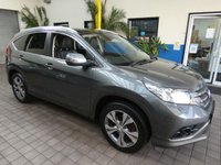 USED 2015 15 HONDA CR-V 2.2 I-DTEC EX 5d 148 BHP SAT NAV LEATHER HEATED SEATS DAB PANORAMIC SUNROOF ISOFIX REVERSING CAMERA PARKING SENSORS