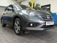 USED 2015 15 HONDA CR-V 2.2 I-DTEC EX 5d 148 BHP SAT NAV LEATHER HEATED SEATS DAB PANORAMIC SUNROOF ISOFIX REVERSING CAMERA PARKING SENSORS