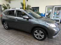 USED 2015 15 HONDA CR-V 2.2 I-DTEC EX 5d 148 BHP SAT NAV LEATHER HEATED SEATS DAB PANORAMIC SUNROOF ISOFIX REVERSING CAMERA PARKING SENSORS