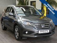 USED 2015 15 HONDA CR-V 2.2 I-DTEC EX 5d 148 BHP SAT NAV LEATHER HEATED SEATS DAB PANORAMIC SUNROOF ISOFIX REVERSING CAMERA PARKING SENSORS