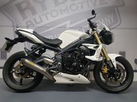 USED 2012 12 TRIUMPH STREET TRIPLE 675cc WITH ARROW RACE EXHAUST