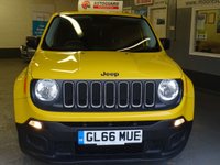 USED 2016 66 JEEP RENEGADE 1.6 M-JET SPORT 5d 118 BHP STUNNING COLOUR