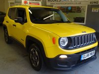 USED 2016 66 JEEP RENEGADE 1.6 M-JET SPORT 5d 118 BHP STUNNING COLOUR