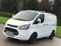 USED 2016 66 FORD TRANSIT CUSTOM 2.2 290 LR P/V 99 BHP CHOICES OF VANS IN STOCK !!