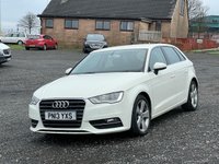 USED 2013 13 AUDI A3 1.6 TDI SPORT 5dr SPORTBACK SAT NAV, ONE OWNER FROM NEW, FREE ROAD TAX, AC,AUDI MMI