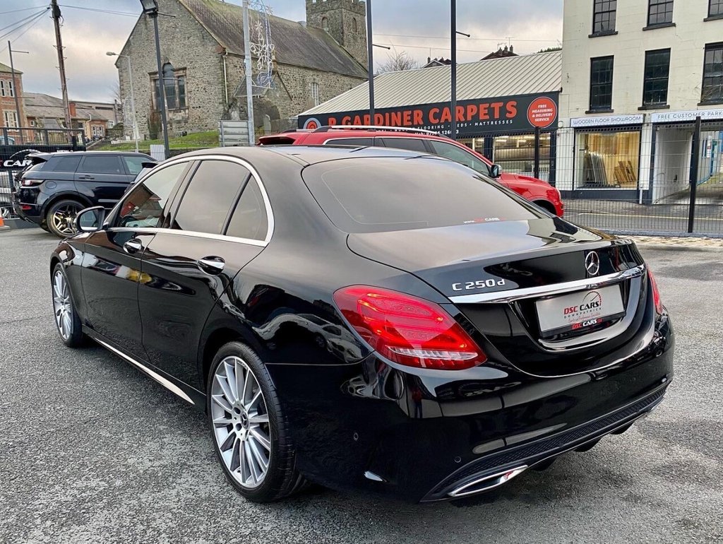 USED 2018 67 MERCEDES-BENZ C CLASS 2.1 C250D AMG LINE PREMIUM 4d 204 BHP FULL PANORAMIC GLASS SUNROOF