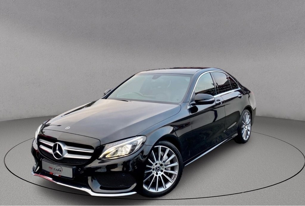 USED 2018 67 MERCEDES-BENZ C CLASS 2.1 C250D AMG LINE PREMIUM 4d 204 BHP FULL PANORAMIC GLASS SUNROOF