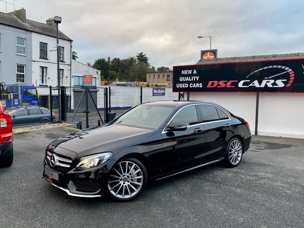USED 2018 67 MERCEDES-BENZ C CLASS 2.1 C250D AMG LINE PREMIUM 4d 204 BHP FULL PANORAMIC GLASS SUNROOF
