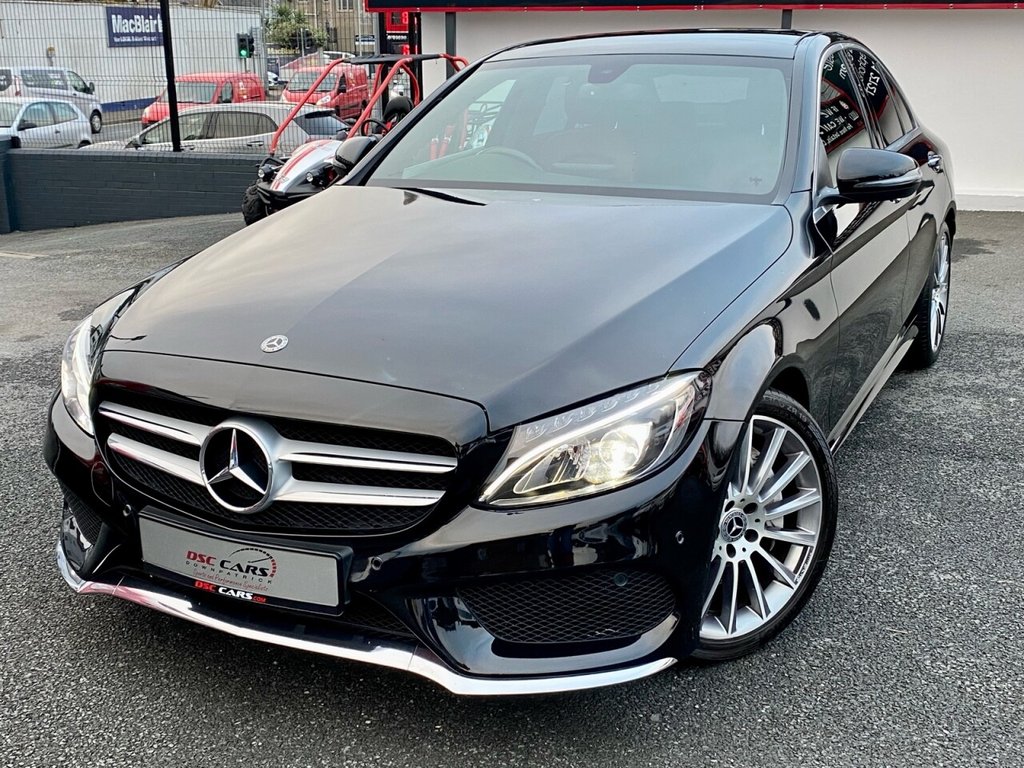 USED 2018 67 MERCEDES-BENZ C CLASS 2.1 C250D AMG LINE PREMIUM 4d 204 BHP FULL PANORAMIC GLASS SUNROOF