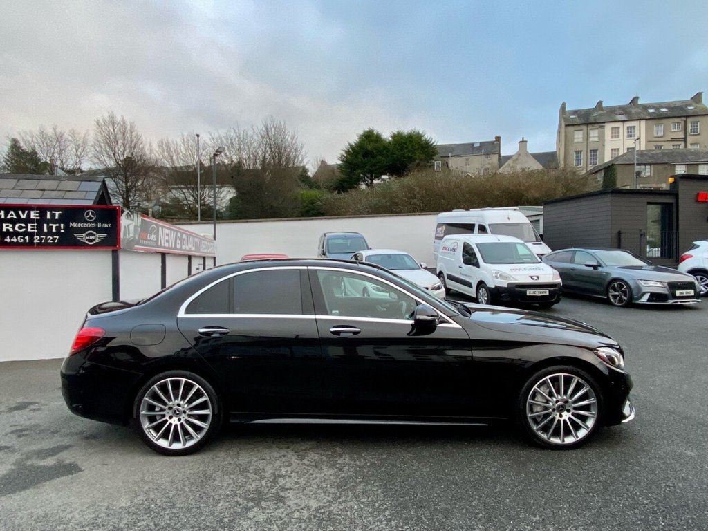 USED 2018 67 MERCEDES-BENZ C CLASS 2.1 C250D AMG LINE PREMIUM 4d 204 BHP FULL PANORAMIC GLASS SUNROOF
