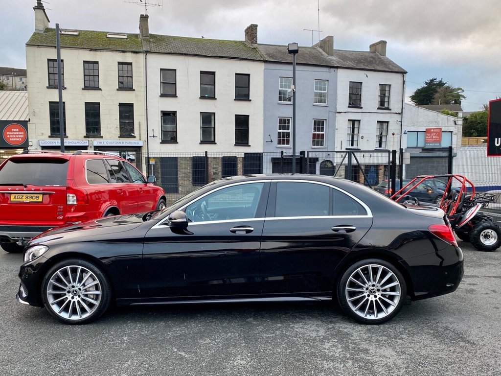 USED 2018 67 MERCEDES-BENZ C CLASS 2.1 C250D AMG LINE PREMIUM 4d 204 BHP FULL PANORAMIC GLASS SUNROOF