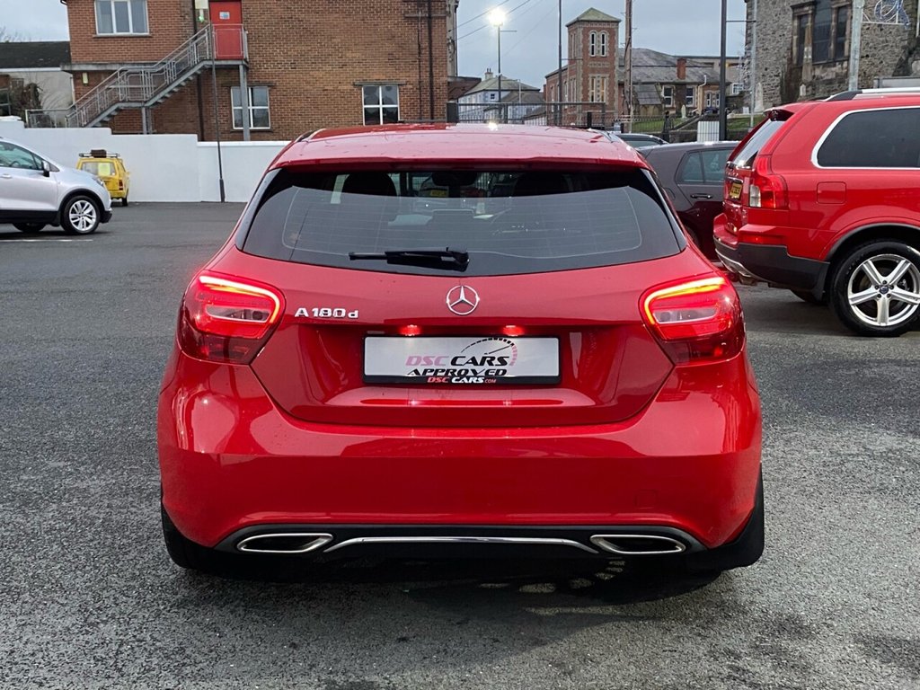 USED 2016 65 MERCEDES-BENZ A-CLASS 1.5 A 180 D SPORT 5d 107 BHP FULL BLACK LEATHER INTERIOR