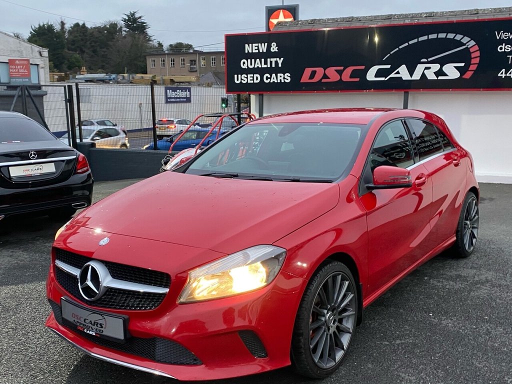 USED 2016 65 MERCEDES-BENZ A-CLASS 1.5 A 180 D SPORT 5d 107 BHP FULL BLACK LEATHER INTERIOR