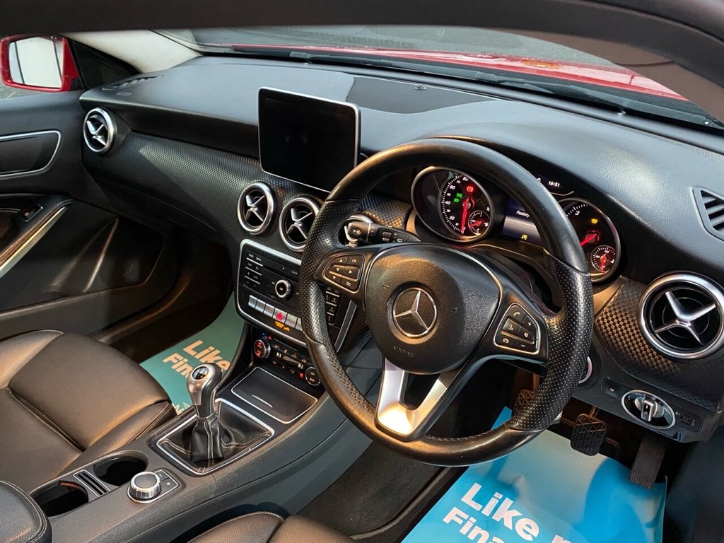 USED 2016 65 MERCEDES-BENZ A-CLASS 1.5 A 180 D SPORT 5d 107 BHP FULL BLACK LEATHER INTERIOR