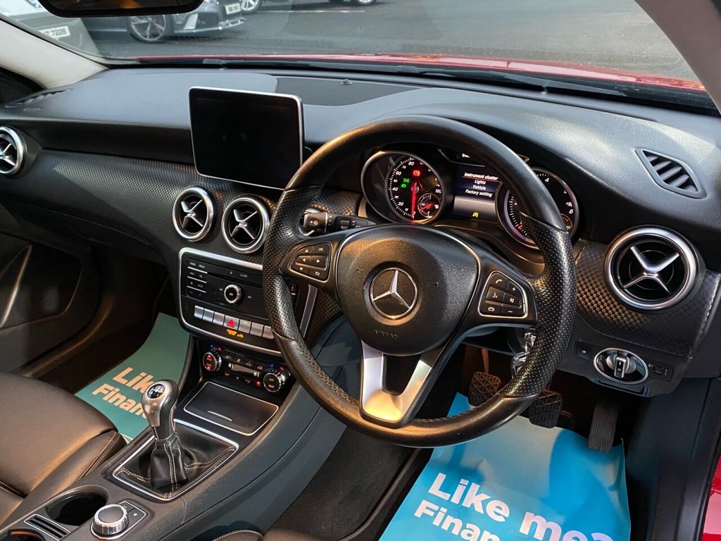 USED 2016 65 MERCEDES-BENZ A-CLASS 1.5 A 180 D SPORT 5d 107 BHP FULL BLACK LEATHER INTERIOR