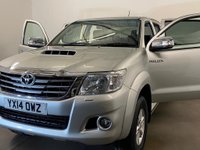USED 2014 14 TOYOTA HI-LUX 2.5 ICON 4X4 D-4D DCB 142 BHP Outstanding Hi - Lux  2.5 ICON