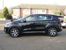 USED 2016 66 KIA SPORTAGE 2.0 CRDI GT-LINE 5d 134 BHP Finished in PHANTOM BLACK METALLIC with Full HEATED TWO TONE LEATHER trim.This Sportage is one of the best SUV's on the market. It offers striking looks and spacious interior. Features include Sat Nav, DAB Radio, 19-inch alloys, Rear Camera, 2 Keys, LED headlights, keyless start, Heated front and rear seats, 8-inch touchscreen, B/Tooth, Cruise control and Parking sensors. Serviced at 13471 miles, 25352 miles, 34708 miles and at 66530 miles on 17.11.2021.
