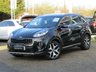 USED 2016 66 KIA SPORTAGE 2.0 CRDI GT-LINE 5d 134 BHP Finished in PHANTOM BLACK METALLIC with Full HEATED TWO TONE LEATHER trim.This Sportage is one of the best SUV's on the market. It offers striking looks and spacious interior. Features include Sat Nav, DAB Radio, 19-inch alloys, Rear Camera, 2 Keys, LED headlights, keyless start, Heated front and rear seats, 8-inch touchscreen, B/Tooth, Cruise control and Parking sensors. Serviced at 13471 miles, 25352 miles, 34708 miles and at 66530 miles on 17.11.2021.