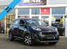 USED 2016 66 KIA SPORTAGE 2.0 CRDI GT-LINE 5d 134 BHP Finished in PHANTOM BLACK METALLIC with Full HEATED TWO TONE LEATHER trim.This Sportage is one of the best SUV's on the market. It offers striking looks and spacious interior. Features include Sat Nav, DAB Radio, 19-inch alloys, Rear Camera, 2 Keys, LED headlights, keyless start, Heated front and rear seats, 8-inch touchscreen, B/Tooth, Cruise control and Parking sensors. Serviced at 13471 miles, 25352 miles, 34708 miles and at 66530 miles on 17.11.2021.