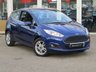 USED 2014 64 FORD FIESTA 1.2 ZETEC 3d 81 BHP Finished in Midnight Sky METALLIC with contrasting GREY Cloth interior trim. This Fiesta is a small family 3 door car that you can really enjoy driving. Economical and cheap to run, stylish to look at and some great features. Specification includes, &pound;30 road tax, B/Tooth, Alloys, Air Con, Heated front Screen and much more, makes this a must for the first time driver or small family. Dealer serviced at 4716 miles, 14689 miles and at 25878 miles, 45455 miles, 54664 miles and at 61928 miles.