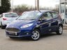 USED 2014 64 FORD FIESTA 1.2 ZETEC 3d 81 BHP Finished in Midnight Sky METALLIC with contrasting GREY Cloth interior trim. This Fiesta is a small family 3 door car that you can really enjoy driving. Economical and cheap to run, stylish to look at and some great features. Specification includes, &pound;30 road tax, B/Tooth, Alloys, Air Con, Heated front Screen and much more, makes this a must for the first time driver or small family. Dealer serviced at 4716 miles, 14689 miles and at 25878 miles, 45455 miles, 54664 miles and at 61928 miles.