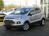 USED 2016 65 FORD ECOSPORT 1.0 ZETEC 5d 124 BHP Finished in MOONSTONE SILVER with contrasting cloth trim. This Ford EcoSport has it all, because it has room for four adults and is fun to drive for a high-riding car. To conclude it is a small, high-riding SUV with agile handling, making it a pleasure to drive. Features include, B/Tooth, Front Fogs, Tinted windows, Alloys, 2 Keys and much more. Serviced and with 12 months MOT.