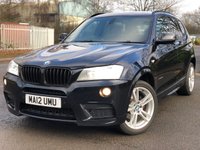 USED 2012 12 BMW X3 2.0 XDRIVE20D M SPORT 5d 181 BHP 