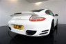 USED 2012 12 PORSCHE 911 997 GEN 2 3.8 TURBO S PDK 2d AUTO-CARBON-CERAMIC DISCS-BLACK LEATHER UPHOLSTERY-SPEED YELLOW SEAT BELTS-SPOILER LIP PAINTED-SILVER COLOURED INSTRUMENT DIALS-HEATED FRONT SEATS-SPORTS SEATS-SATIN BLACK 19