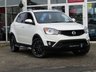 USED 2015 15 SSANGYONG KORANDO 2.0 LIMITED EDITION 5d 147 BHP Finished in GRAND WHITE with contrasting GREY CLOTH TRIM. This Korando is a sturdy, dependable and practical choice in the family SUV market. With its big load area and flexible seating options the Korando certainly lives up to its claims of being a true lifestyle SUV. Features include, Heated Seats, B/Tooth, Alloys, Rear Park sensors and much more.  Recorded serviced at 15414 miles, 37968 miles, 50612 miles, 59801 miles and on arrival at 66180 miles.