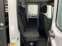 USED 2018 18 FORD TRANSIT 2.0 350 L3 DCB TIPPER 130 BHP EURO 6  1 OWNER LOW MILES FACTORY 7 SEAT DOUBLE CAB TIPPER