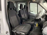 USED 2018 18 FORD TRANSIT 2.0 350 L3 DCB TIPPER 130 BHP EURO 6  1 OWNER LOW MILES FACTORY 7 SEAT DOUBLE CAB TIPPER