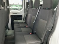 USED 2018 18 FORD TRANSIT 2.0 350 L3 DCB TIPPER 130 BHP EURO 6  1 OWNER LOW MILES FACTORY 7 SEAT DOUBLE CAB TIPPER