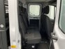 USED 2018 18 FORD TRANSIT 2.0 350 L3 DCB TIPPER 130 BHP EURO 6  1 OWNER LOW MILES FACTORY 7 SEAT DOUBLE CAB TIPPER
