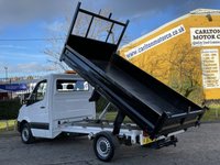 USED 2017 67 MERCEDES-BENZ SPRINTER 314CDI 140 MWB S/CAB 11ft TIPPER ALLOY BODY RWD  Euro 6 LEZ
