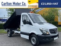 USED 2017 67 MERCEDES-BENZ SPRINTER 314CDI 140 MWB S/CAB 11ft TIPPER ALLOY BODY RWD  Euro 6 LEZ