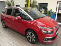 USED 2018 68 CITROEN GRAND C4 SPACETOURER 1.5 BLUEHDI FLAIR S/S EAT8 5d 129 BHP SAT NAV PART LEATHER PANORAMIC SUNROOF