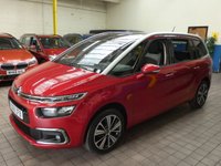 USED 2018 68 CITROEN GRAND C4 SPACETOURER 1.5 BLUEHDI FLAIR S/S EAT8 5d 129 BHP SAT NAV PART LEATHER PANORAMIC SUNROOF