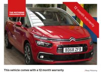 USED 2018 68 CITROEN GRAND C4 SPACETOURER 1.5 BLUEHDI FLAIR S/S EAT8 5d 129 BHP SAT NAV PART LEATHER PANORAMIC SUNROOF