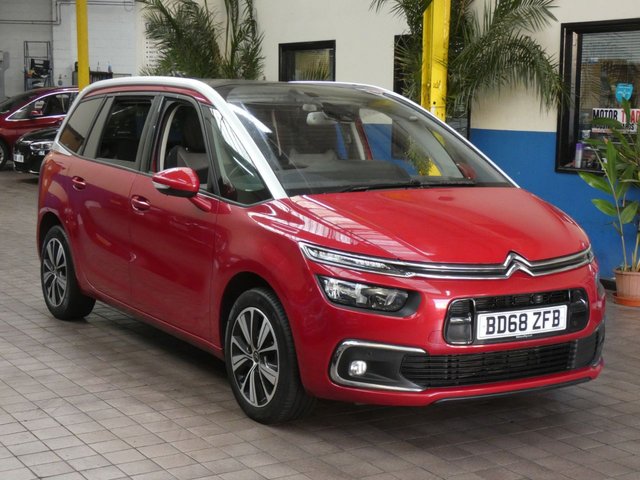2018 68 Citroen Grand C4 Spacetourer 1.5 BLUEHDI FLAIR S/S EAT8 5d 129 BHP
