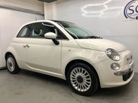 USED 2012 62 FIAT 500 1.2 LOUNGE 3d 69 BHP &pound;30 Tax, V.Low Mileage,Panroof