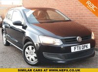 USED 2011 M VOLKSWAGEN POLO 1.2 S A/C 3d 60 BHP BLUE TOOTH PHONE - RAC WARRANTY