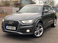 USED 2014 14 AUDI Q3 2.0 TDI QUATTRO S LINE 5d 175 BHP 