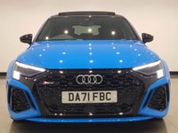 USED 2021 71 AUDI RS3 2.5 TFSI (400 PS) LAUNCH EDITION S TRONIC QUATTRO (S/S) 5DR PAN ROOF + HEAD UP + B&O + R/CAMERA + SPORT EXHAUST