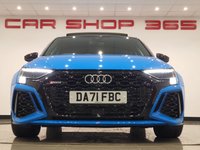 USED 2021 71 AUDI RS3 2.5 TFSI (400 PS) LAUNCH EDITION S TRONIC QUATTRO (S/S) 5DR PAN ROOF + HEAD UP + B&O + R/CAMERA + SPORT EXHAUST