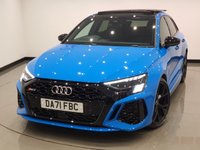 USED 2021 71 AUDI RS3 2.5 TFSI (400 PS) LAUNCH EDITION S TRONIC QUATTRO (S/S) 5DR PAN ROOF + HEAD UP + B&O + R/CAMERA + SPORT EXHAUST