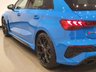 USED 2021 71 AUDI RS3 2.5 TFSI (400 PS) LAUNCH EDITION S TRONIC QUATTRO (S/S) 5DR PAN ROOF + HEAD UP + B&O + R/CAMERA + SPORT EXHAUST