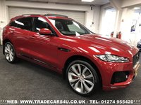 USED 2016 16 JAGUAR F-PACE 3.0 V6 S AWD 5d 296 BHP UK DELIVERY FLAT FEE &pound;100*VIDEO AVAILABLE*FINANCE ARRANGED*PART EX*HPI CLEAR